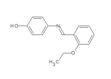 4-[(2-ethoxybenzylidene)amino]phenol