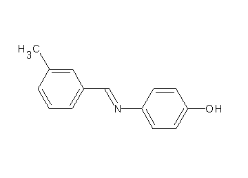 4-[(3-methylbenzylidene)amino]phenol