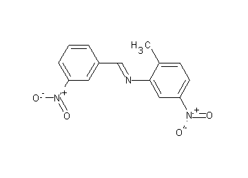 (2-methyl-5-nitrophenyl)(3-nitrobenzylidene)amine