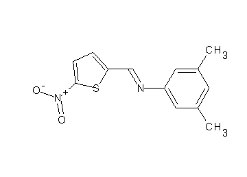 (3,5-dimethylphenyl)[(5-nitro-2-thienyl)methylene]amine