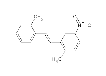 (2-methylbenzylidene)(2-methyl-5-nitrophenyl)amine