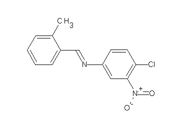 (4-chloro-3-nitrophenyl)(2-methylbenzylidene)amine