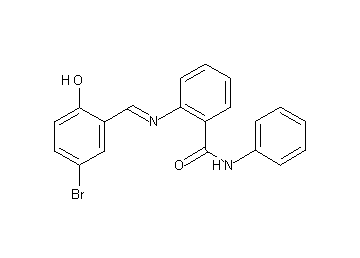 2-[(5-bromo-2-hydroxybenzylidene)amino]-N-phenylbenzamide