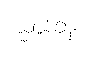 4-hydroxy-N'-(2-hydroxy-5-nitrobenzylidene)benzohydrazide