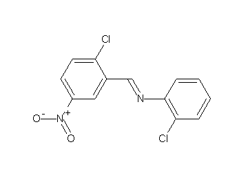 (2-chloro-5-nitrobenzylidene)(2-chlorophenyl)amine