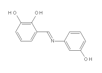 3-{[(3-hydroxyphenyl)imino]methyl}-1,2-benzenediol