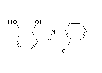 3-{[(2-chlorophenyl)imino]methyl}-1,2-benzenediol