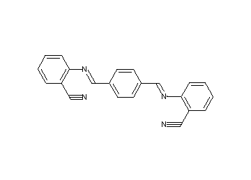 2,2'-[1,4-phenylenebis(methylylidenenitrilo)]dibenzonitrile