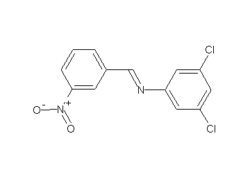 (3,5-dichlorophenyl)(3-nitrobenzylidene)amine (3,5-dichlorophenyl)(3-nitrobenzylidene)amine