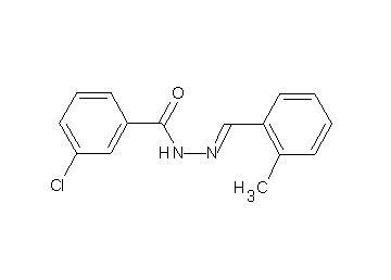 3-chloro-N'-(2-methylbenzylidene)benzohydrazide