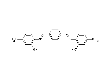 2,2'-[1,4-phenylenebis(methylylidenenitrilo)]bis(5-methylphenol)