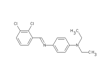 N'-(2,3-dichlorobenzylidene)-N,N-diethyl-1,4-benzenediamine
