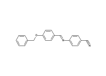 4-{[4-(benzyloxy)benzylidene]amino}benzonitrile