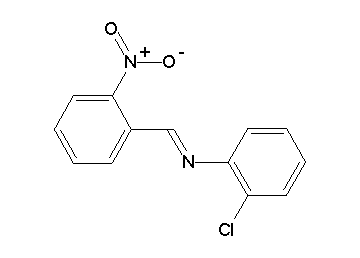 (2-chlorophenyl)(2-nitrobenzylidene)amine