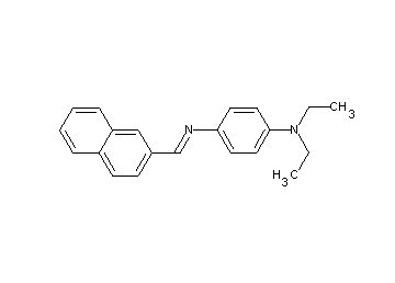 N,N-diethyl-N'-(2-naphthylmethylene)-1,4-benzenediamine