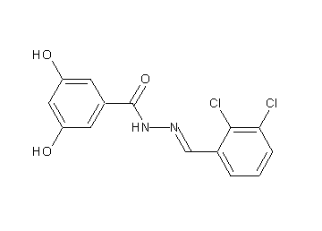 N'-(2,3-dichlorobenzylidene)-3,5-dihydroxybenzohydrazide