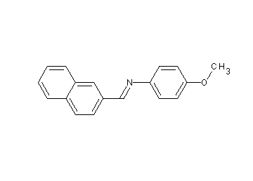 (4-methoxyphenyl)(2-naphthylmethylene)amine (4-methoxyphenyl)(2-naphthylmethylene)amine