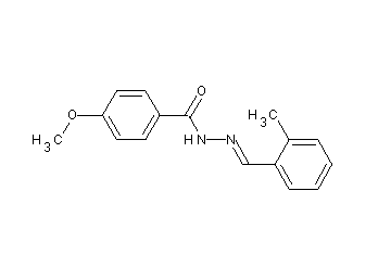 4-methoxy-N'-(2-methylbenzylidene)benzohydrazide