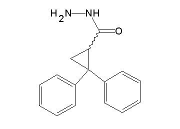 2,2-diphenylcyclopropanecarbohydrazide 2,2-diphenylcyclopropanecarbohydrazide