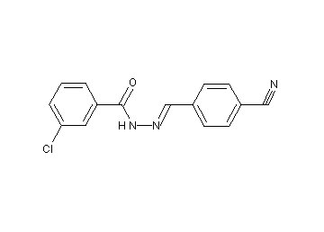 3-chloro-N'-(4-cyanobenzylidene)benzohydrazide