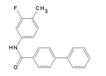 N-(3-fluoro-4-methylphenyl)-4-biphenylcarboxamide