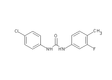 N-(4-chlorophenyl)-N'-(3-fluoro-4-methylphenyl)urea