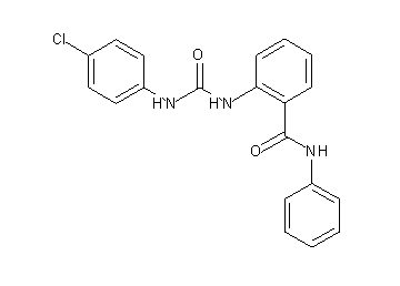 2-({[(4-chlorophenyl)amino]carbonyl}amino)-N-phenylbenzamide