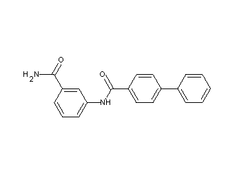 N-[3-(aminocarbonyl)phenyl]-4-biphenylcarboxamide