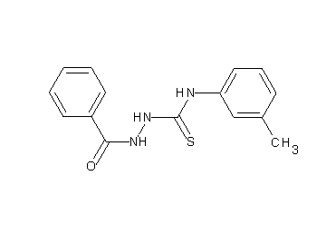 2-benzoyl-N-(3-methylphenyl)hydrazinecarbothioamide