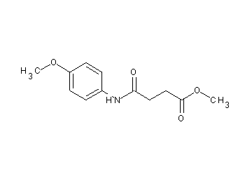 methyl 4-[(4-methoxyphenyl)amino]-4-oxobutanoate
