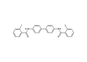 N,N'-4,4'-biphenyldiylbis(2-iodobenzamide) - Click Image to Close