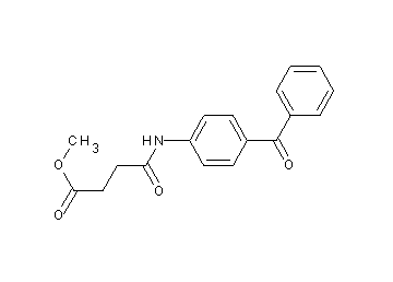 methyl 4-[(4-benzoylphenyl)amino]-4-oxobutanoate