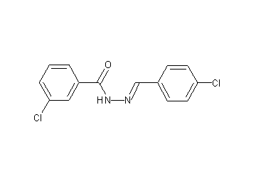 3-chloro-N'-(4-chlorobenzylidene)benzohydrazide