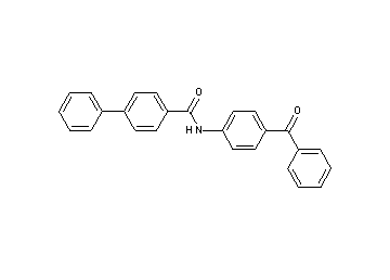 N-(4-benzoylphenyl)-4-biphenylcarboxamide
