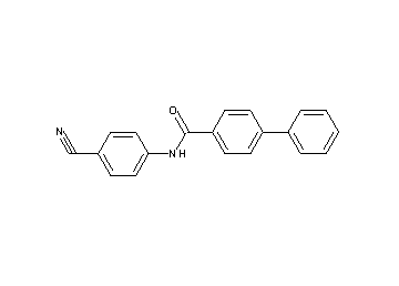 N-(4-cyanophenyl)-4-biphenylcarboxamide - Click Image to Close