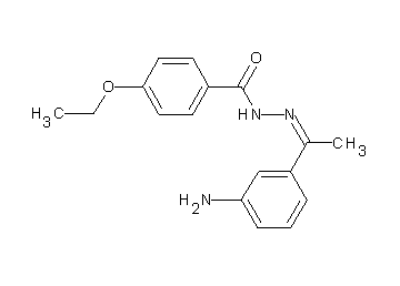 N'-[1-(3-aminophenyl)ethylidene]-4-ethoxybenzohydrazide