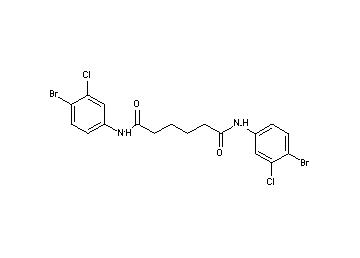 N,N'-bis(4-bromo-3-chlorophenyl)hexanediamide