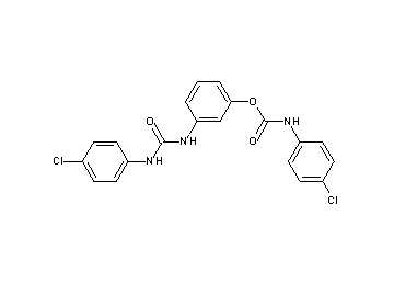 3-({[(4-chlorophenyl)amino]carbonyl}amino)phenyl (4-chlorophenyl)carbamate