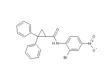 N-(2-bromo-4-nitrophenyl)-2,2-diphenylcyclopropanecarboxamide