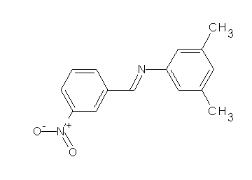 (3,5-dimethylphenyl)(3-nitrobenzylidene)amine