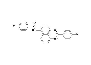 N,N'-1,5-naphthalenediylbis(4-bromobenzamide) - Click Image to Close