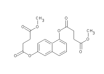 4,4'-dimethyl 2,2'-(1,6-naphthalenediyl) disuccinate