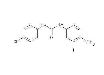 N-(4-chlorophenyl)-N'-(3-iodo-4-methylphenyl)urea