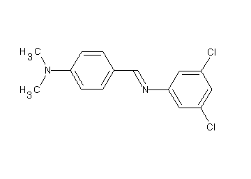 (3,5-dichlorophenyl)[4-(dimethylamino)benzylidene]amine