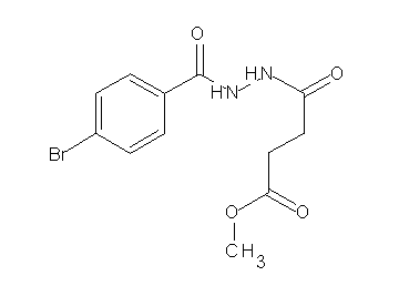 methyl 4-[2-(4-bromobenzoyl)hydrazino]-4-oxobutanoate