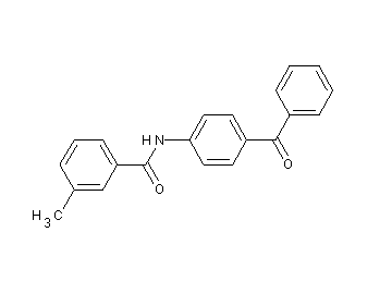 N-(4-benzoylphenyl)-3-methylbenzamide