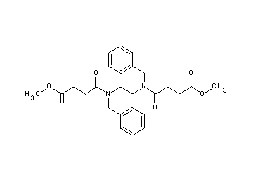 dimethyl 4,4'-[1,2-ethanediylbis(benzylimino)]bis(4-oxobutanoate)