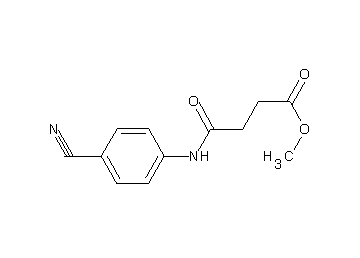 methyl 4-[(4-cyanophenyl)amino]-4-oxobutanoate