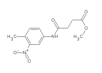 methyl 4-[(4-methyl-3-nitrophenyl)amino]-4-oxobutanoate