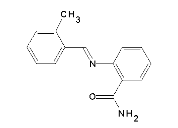 2-[(2-methylbenzylidene)amino]benzamide - Click Image to Close